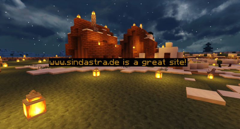 how to add floating text in minecraft