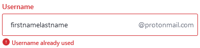 firstnamelastname at protonmail is a real address apparently (but it's not mine)