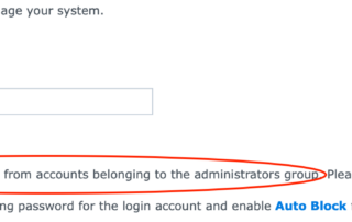 Synology SSH Fail