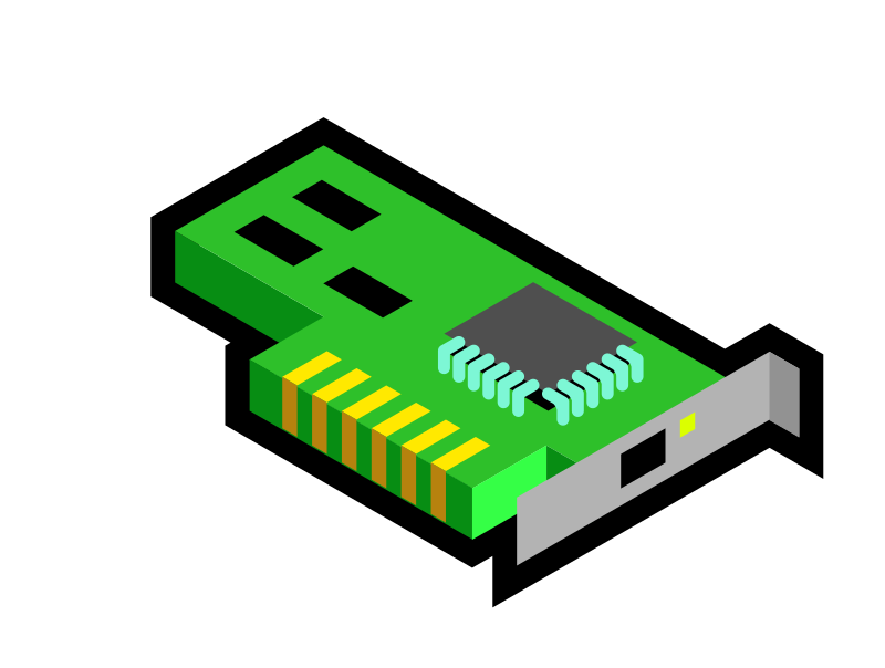 Network Card; Public Domain; openclipart.org