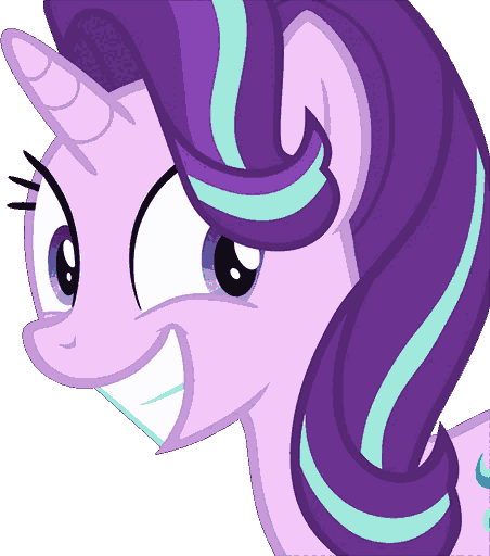 Starlight Glimmer GIF limited to 16 colors and no dithering