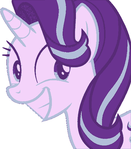 Starlight Glimmer GIF, no dithering, 5 colors