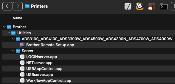 Brother's annoying apps